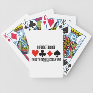 Duplicate Bridge Forces You To Think In Certain Bicycle Card Deck