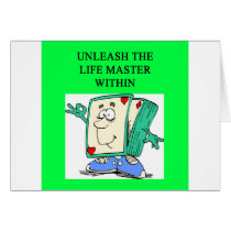 duplicate bridge game player greeting card