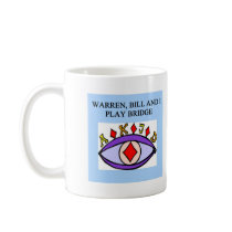 duplicate bridge game player mug