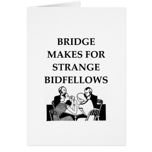 Duplicate Bridge Jokes Card Zazzle 5888