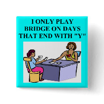 duplicate bridge player design pinback buttons