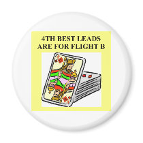 duplicate bridge player design fridge magnets