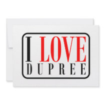 Dupree, Alabama Personalized Invites