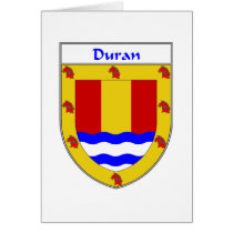 Duran Coat of Arms/Family Crest cards by NameGame Duran Coat of Arms/Family Crest cards