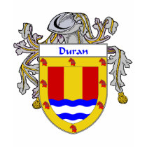 Duran Coat of Arms/Family Crest (Mantled) t-shirts by NameGame Duran Coat of Arms/Family Crest (Mantled) t-shirts