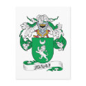 Duran Family Crest postcards