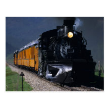 Durango & Silverton Steam Train Post Card