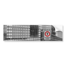 Durchgang verboten bumper stickers