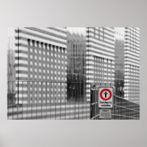 Durchgang verboten poster
