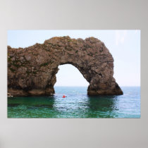 Durdle door sea, UK posters