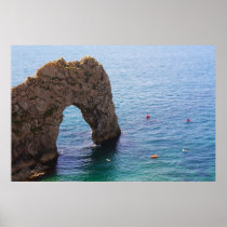 Durdle door seascape , UK posters