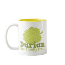 Durian the smelly fruit coffee mug