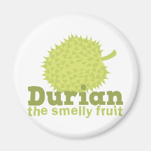 Durian the smelly fruit refrigerator magnets