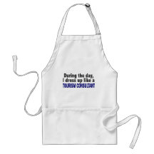 During The Day I Dress Up Like A Tourism Consultan Aprons