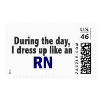During The Day I Dress Up Like An RN postage by professiongifts During The Day I Dress Up Like An RN postage
