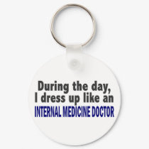 During The Day Internal Medicine Doctor keychains