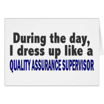 During The Day Quality Assurance Supervisor cards by professiongifts During The Day Quality Assurance Supervisor cards