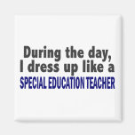 During The Day Special Education Teacher Fridge Magnet