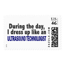 During The Day Ultrasound Technologist Postage Stamps
