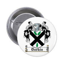 Durkin Family Crest Button