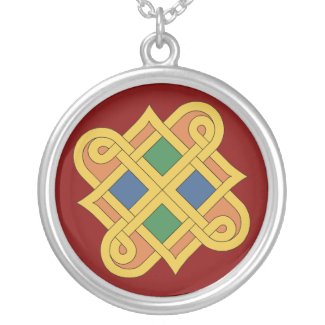 Durrow Knotwork 2016 Round Pendant Necklace