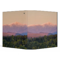 Dusk and Mount Washington in new Hampshire's Vinyl Binder
