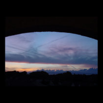 Dusk Archway Print posters