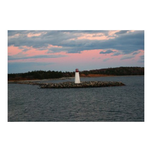 Dusk in Halifax Harbor print