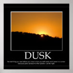Dusk Poster posters