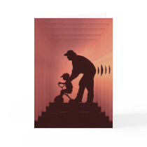Dusk SIlhouette Card for Fathers Day cards