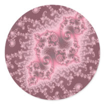 Dusky Pink Jellyfish Stickers