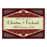 Dusky Pink Vintage, RSVP card cards