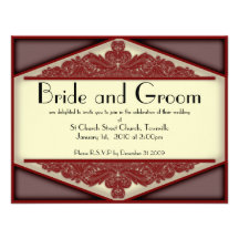 Dusky Pink Vintage, wedding invite