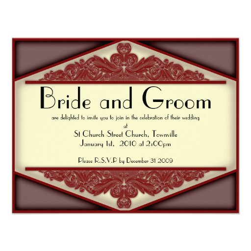 Dusky Pink Vintage, wedding invite