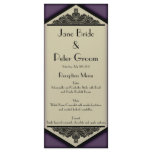 Dusky Purple Vintage, menu/program rack card