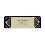 Dusky Purple Vintage, return address labels labels