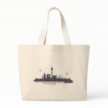 Düsseldorf City Skyline Einkaufstasche