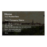 Dusseldorf from the Rhine, the Rhine, Germany clas Business Cards