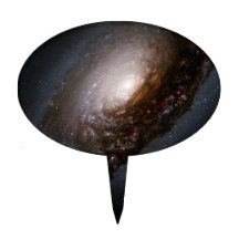 Dust Band Around the Nucleus of the Black Eye Gala Cake Topper