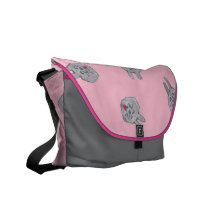Dust Bunnies messenger bag