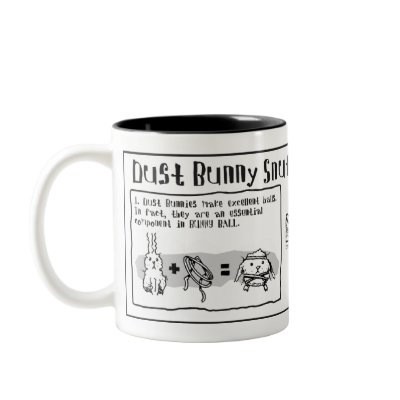 Dust Bunny Snuff Coffee Mugs by Madame_Horror