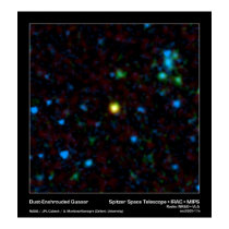 Dust-enshrouded Quasar Spitzer Space Telescope posters