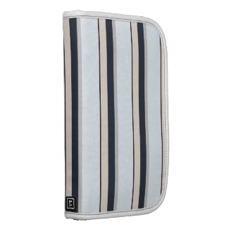 Dust of Snow Striped Folio Planner rickshawfolio