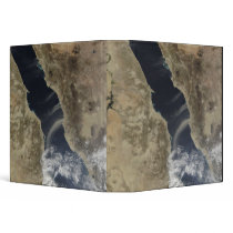 Dust plumes blow off the coast of Saudi Arabia 3 Ring Binders