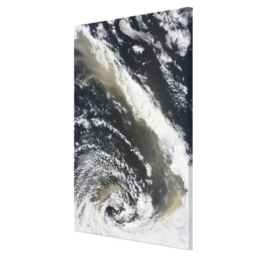 Dust storm blowing over the Tasman Sea Gallery Wrapped Canvas