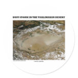 Dust Storm In The Taklimakan Desert Picture Earth Stickers