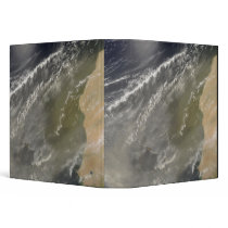 Dust storm off West Africa 2 3 Ring Binders
