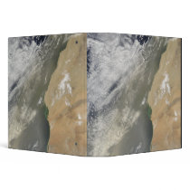 Dust storm off West Africa 3 Ring Binder