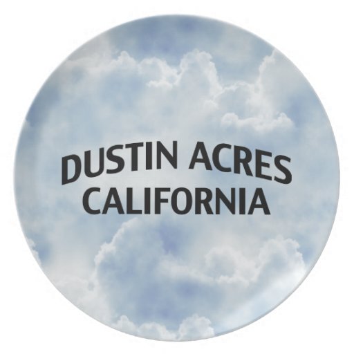 Dustin Acres California Party Plate