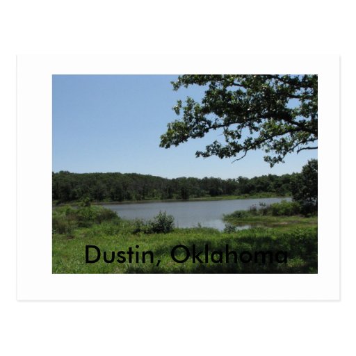 Dustin Lake1, Dustin, Oklahoma Postcard Zazzle